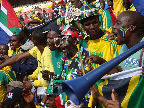 South African fans welcome the World Cup with great anticipation.
